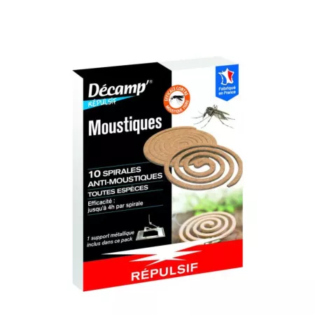 Lot de 10 spirales anti-moustiques - CR1/26