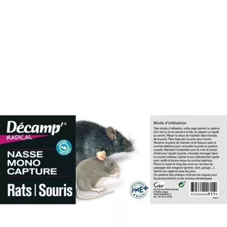  Nasse pour rats MONOCAPTURE Décamp'Radical - CR1/711