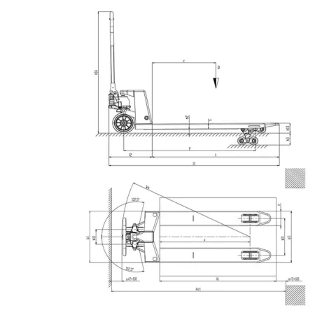 Transpalette GS 2,5T - VLGS/BASIC